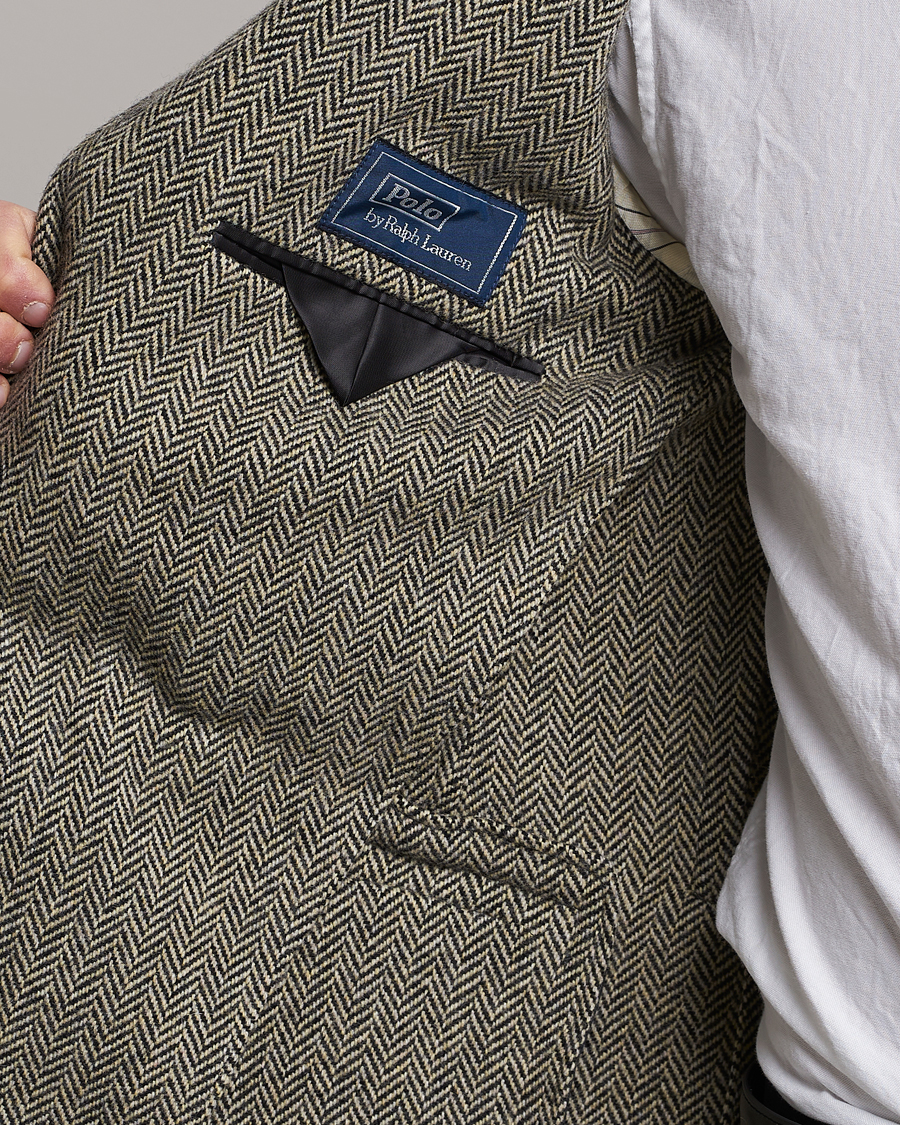Herren | Sakkos | Polo Ralph Lauren | Herringbone Sportcoat Black/Cream
