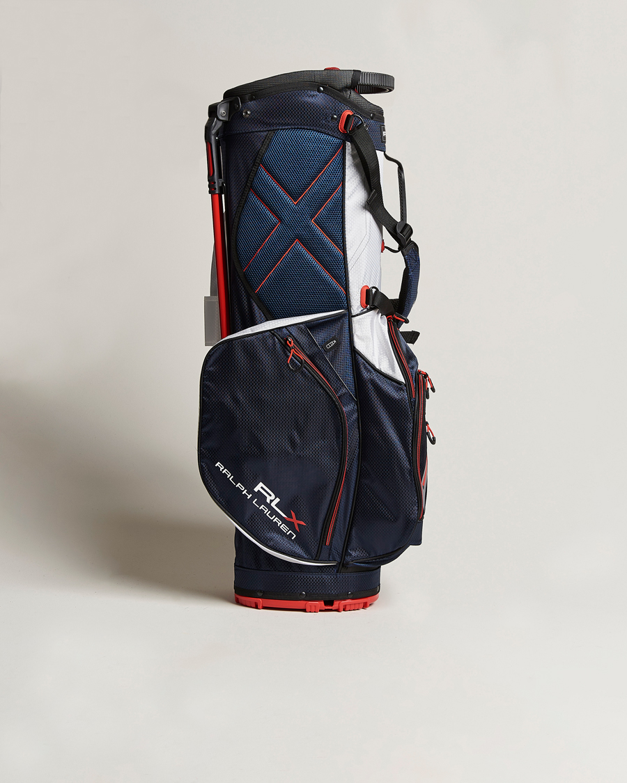 Herren | RLX Ralph Lauren Stand Golf Bag White/Navy | RLX Ralph Lauren | Stand Golf Bag White/Navy