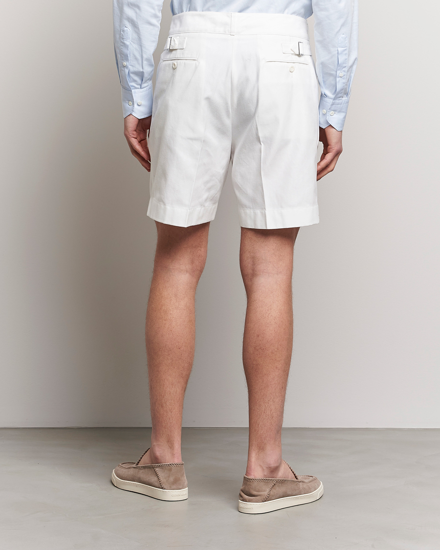 Herren | Shorts | Ralph Lauren Purple Label | High Waist Linen Shorts Ivory