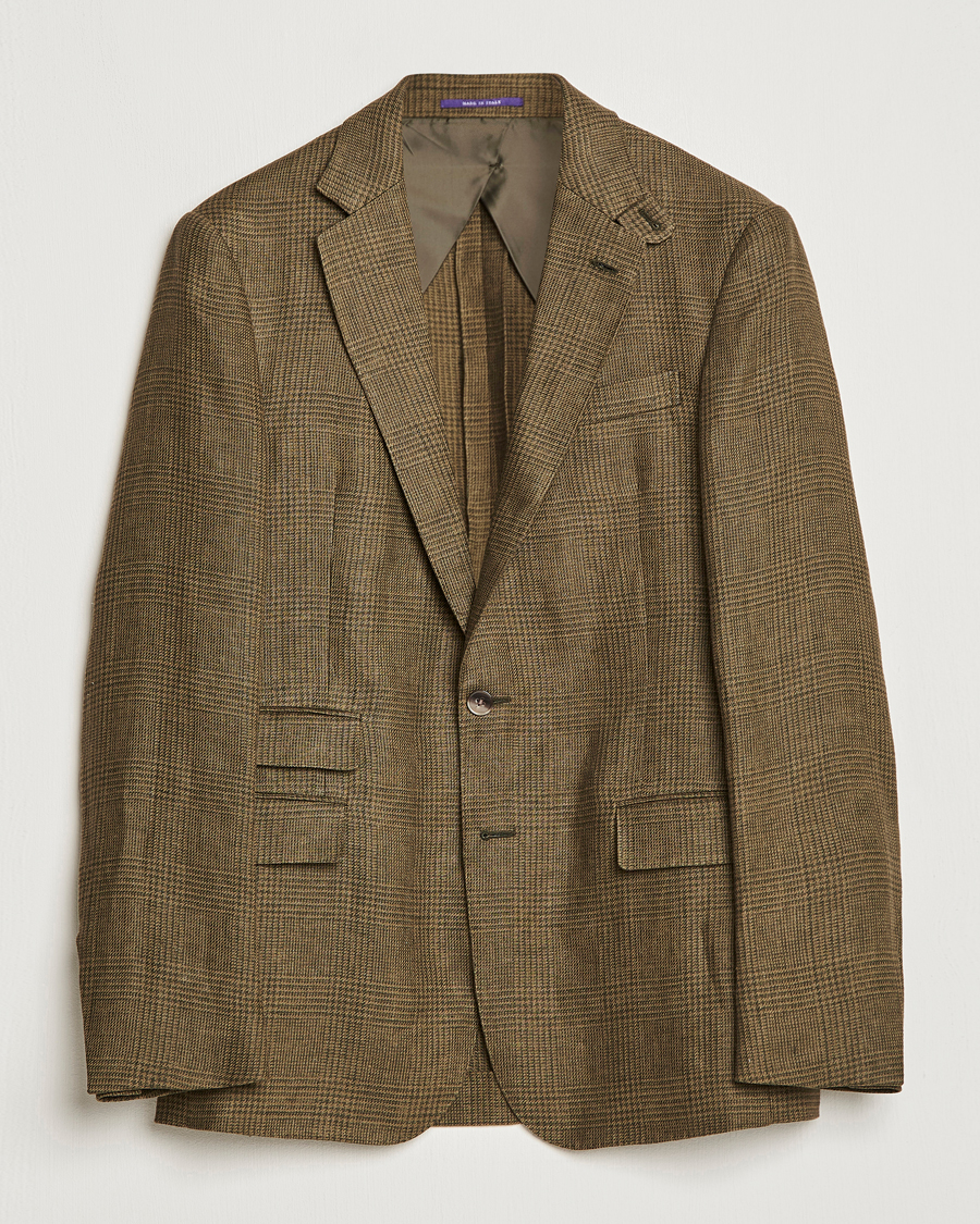 Herren | Jacken | Ralph Lauren Purple Label | Herringbone Wool Jacket Sage Green