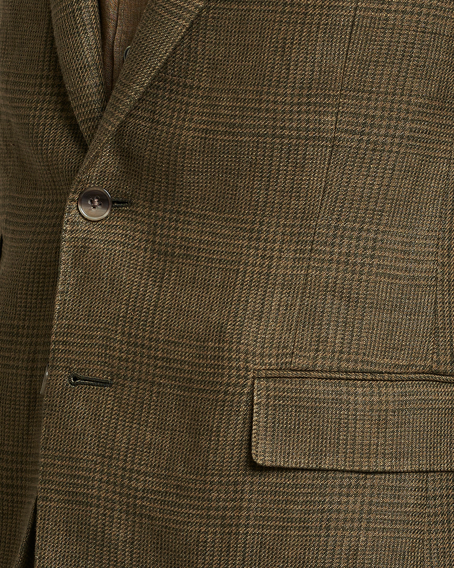 Herren | Jacken | Ralph Lauren Purple Label | Herringbone Wool Jacket Sage Green
