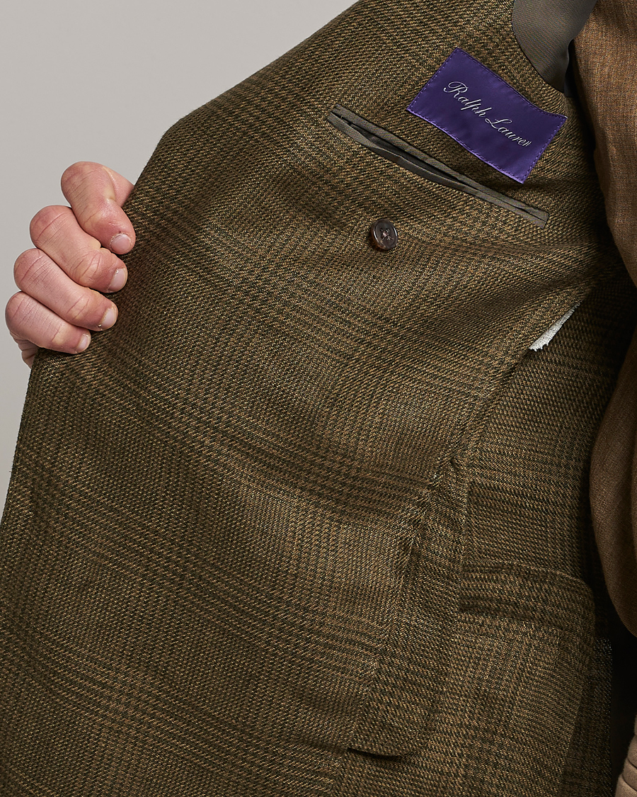 Herren | Jacken | Ralph Lauren Purple Label | Herringbone Wool Jacket Sage Green