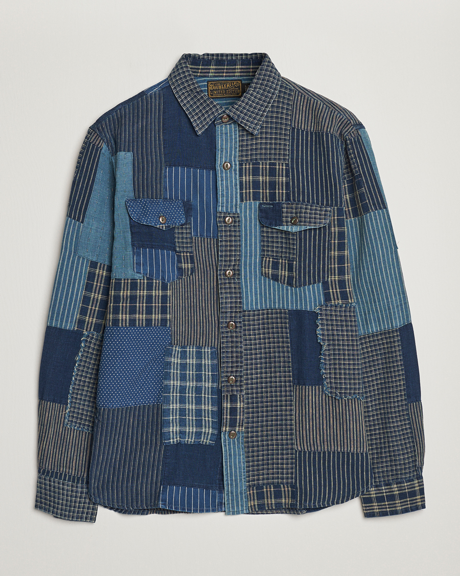 Herren | Hemden | RRL | Sweet Orr Overshirt Indigo Patchwork