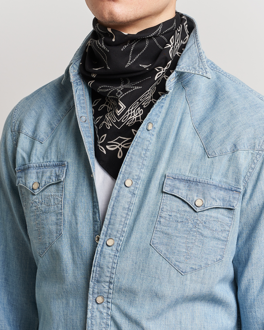 Herren | RRL Rios Bandana Black | RRL | Rios Bandana Black