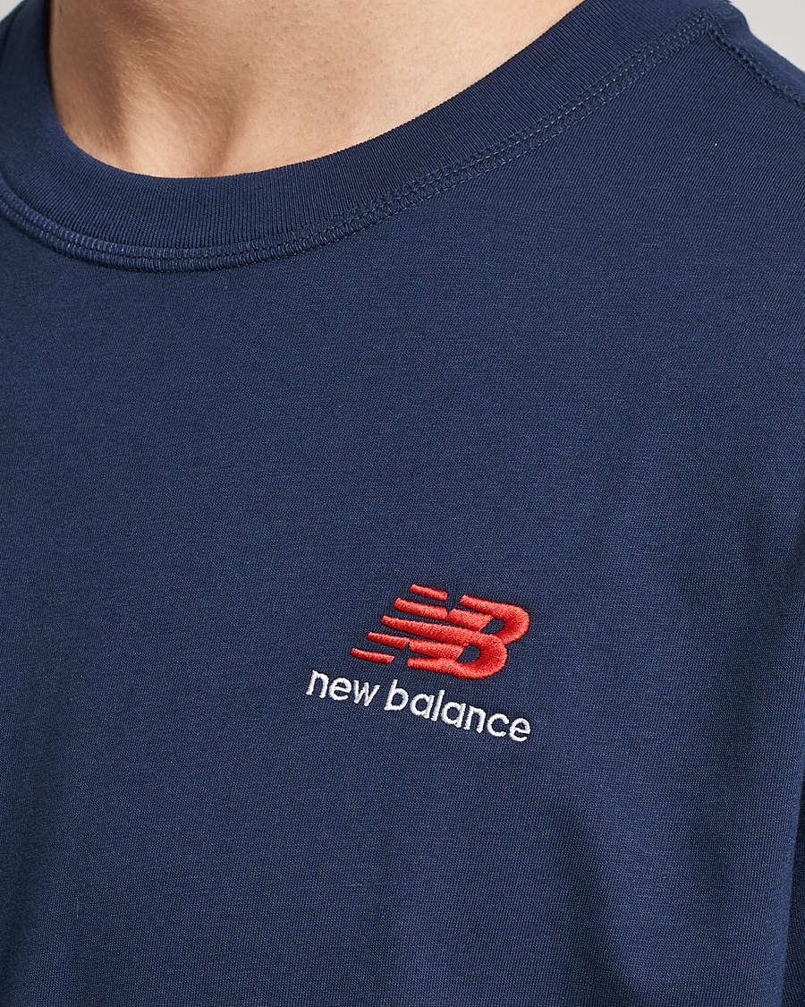 Herren | T-Shirts | New Balance | Cotton T-Shirt Natural Indigo