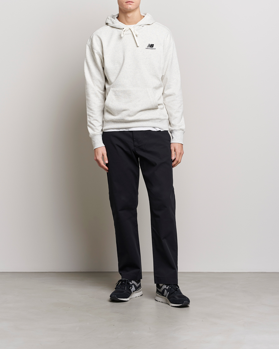 Herren | Pullover | New Balance | Essentials Hoodie Sea Salt Heather