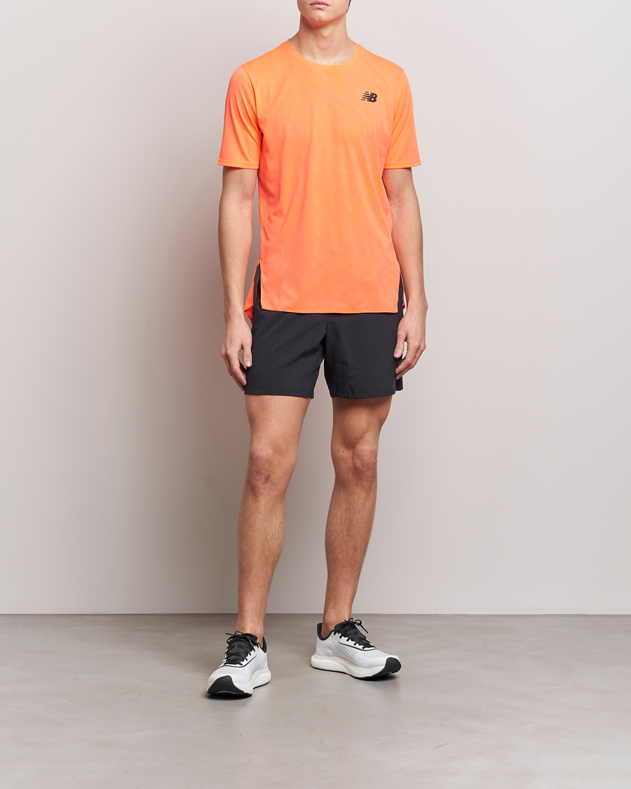 Herren | T-Shirts | New Balance Running | Q Speed Jacquard T-Shirt Neon Dragonfly