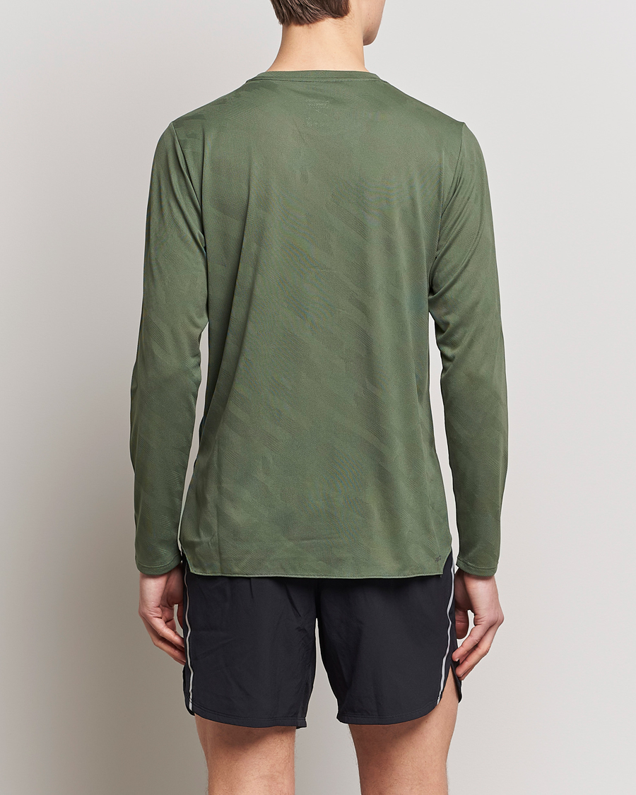 Herren | T-Shirts | New Balance Running | Q Speed Jacquard Long Sleeve T-Shirt Olive