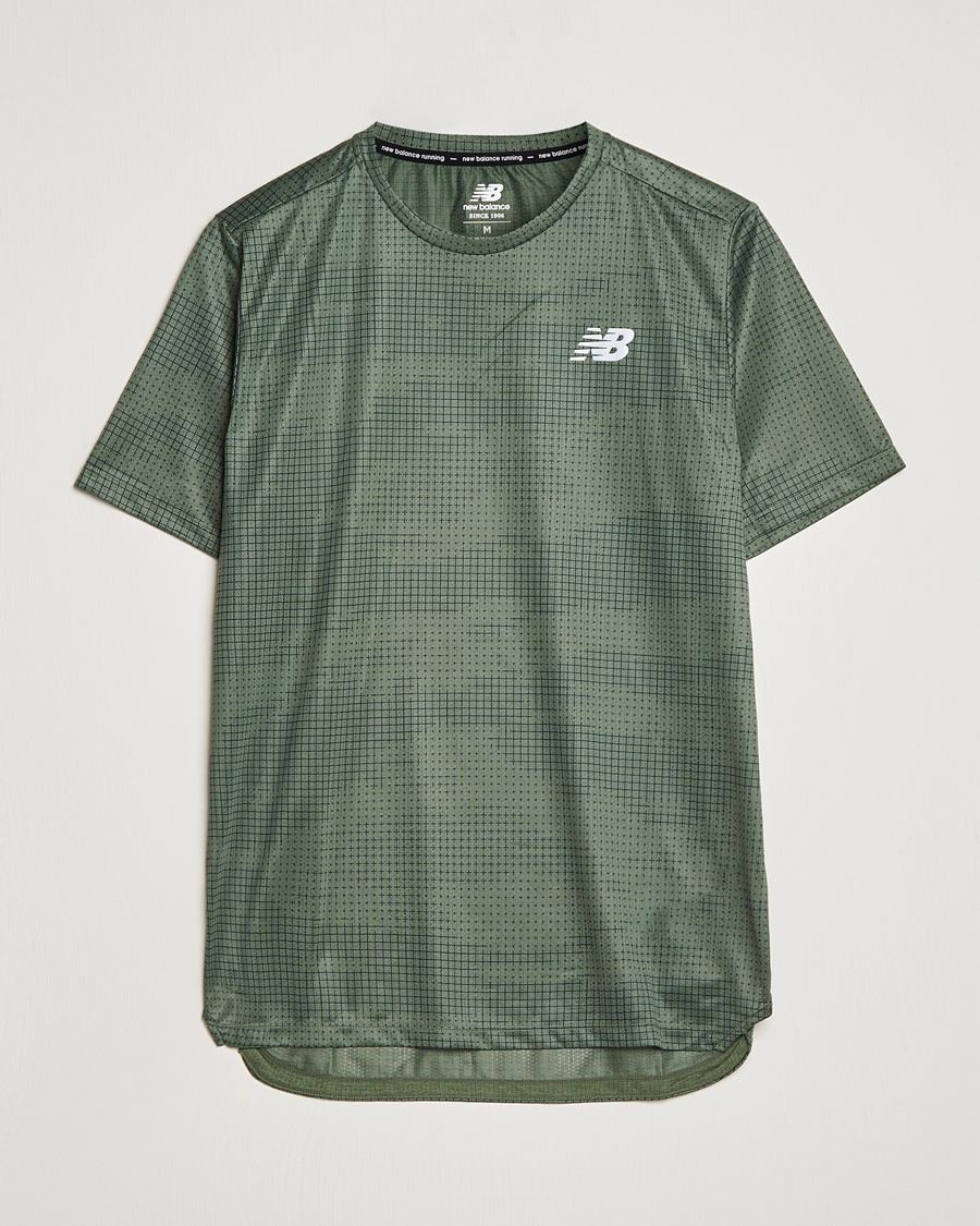 Herren | T-Shirts | New Balance Running | Impact Run T-Shirt Deep Olive