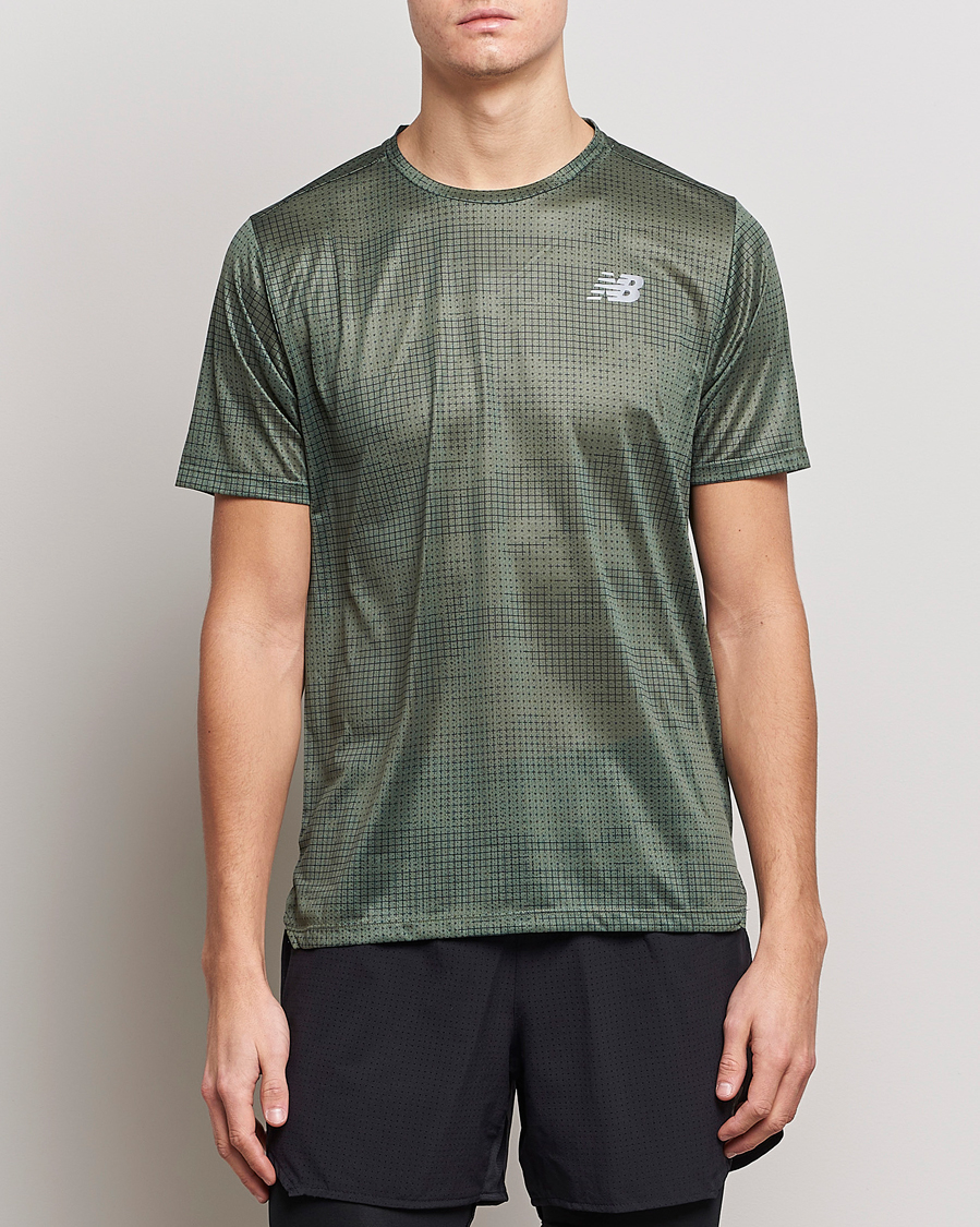 Herren | T-Shirts | New Balance Running | Impact Run T-Shirt Deep Olive