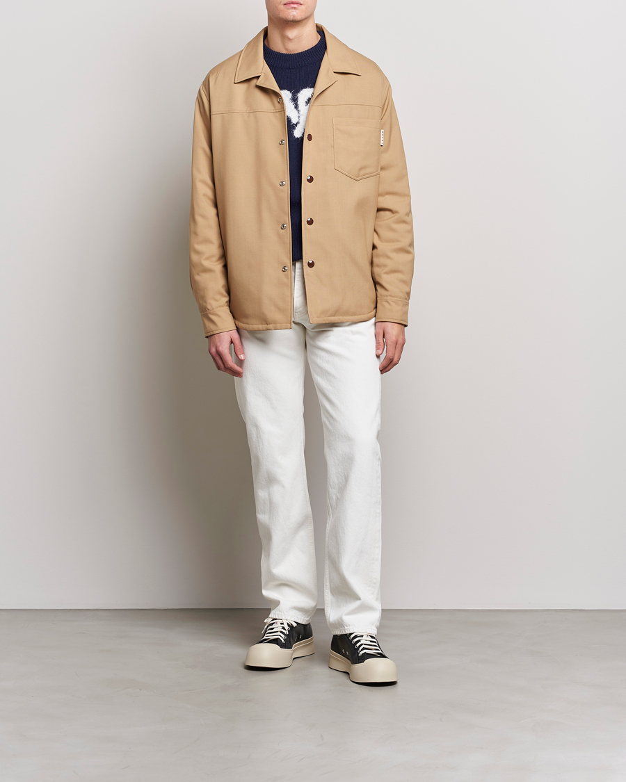 Herren | Jacken | Marni | Virgin Wool Shirt Jacket Dijon