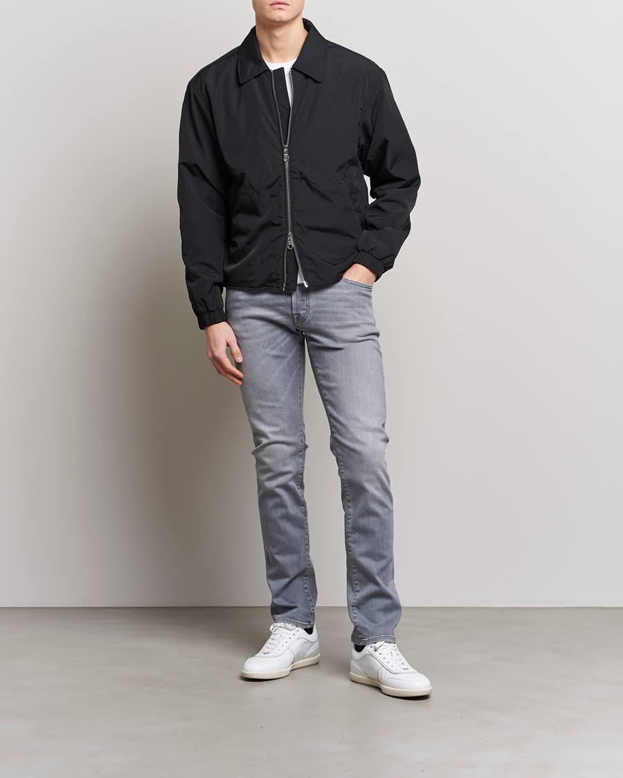 Herren | Jeans | Jacob Cohën | Nick Slim Fit Stretch Jeans Light Grey