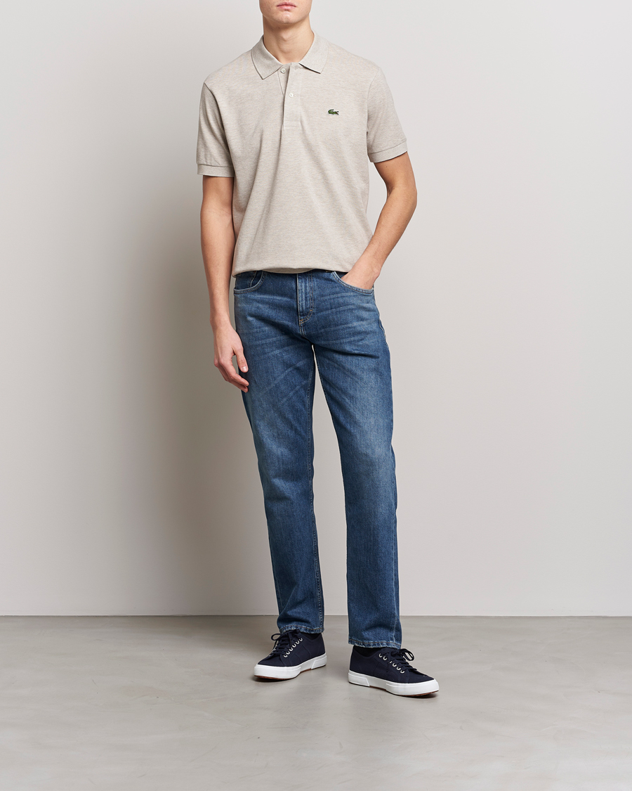 Herren | Poloshirts | Lacoste | Original Melange Polo Piké Heather Wicker