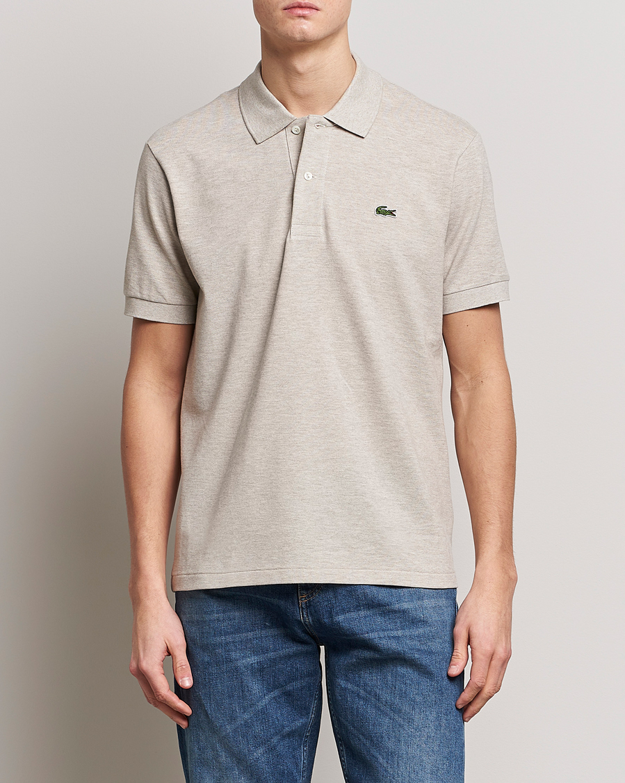 Herren | Poloshirts | Lacoste | Original Melange Polo Piké Heather Wicker