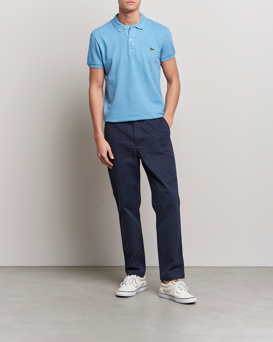 Herren | Poloshirts | Lacoste | Slim Fit Polo Piké Heather Thermal
