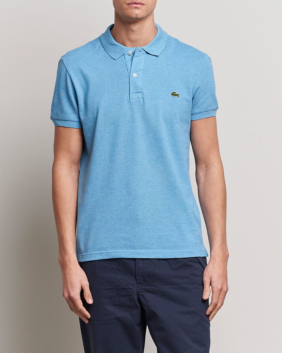 Herren | Poloshirts | Lacoste | Slim Fit Polo Piké Heather Thermal