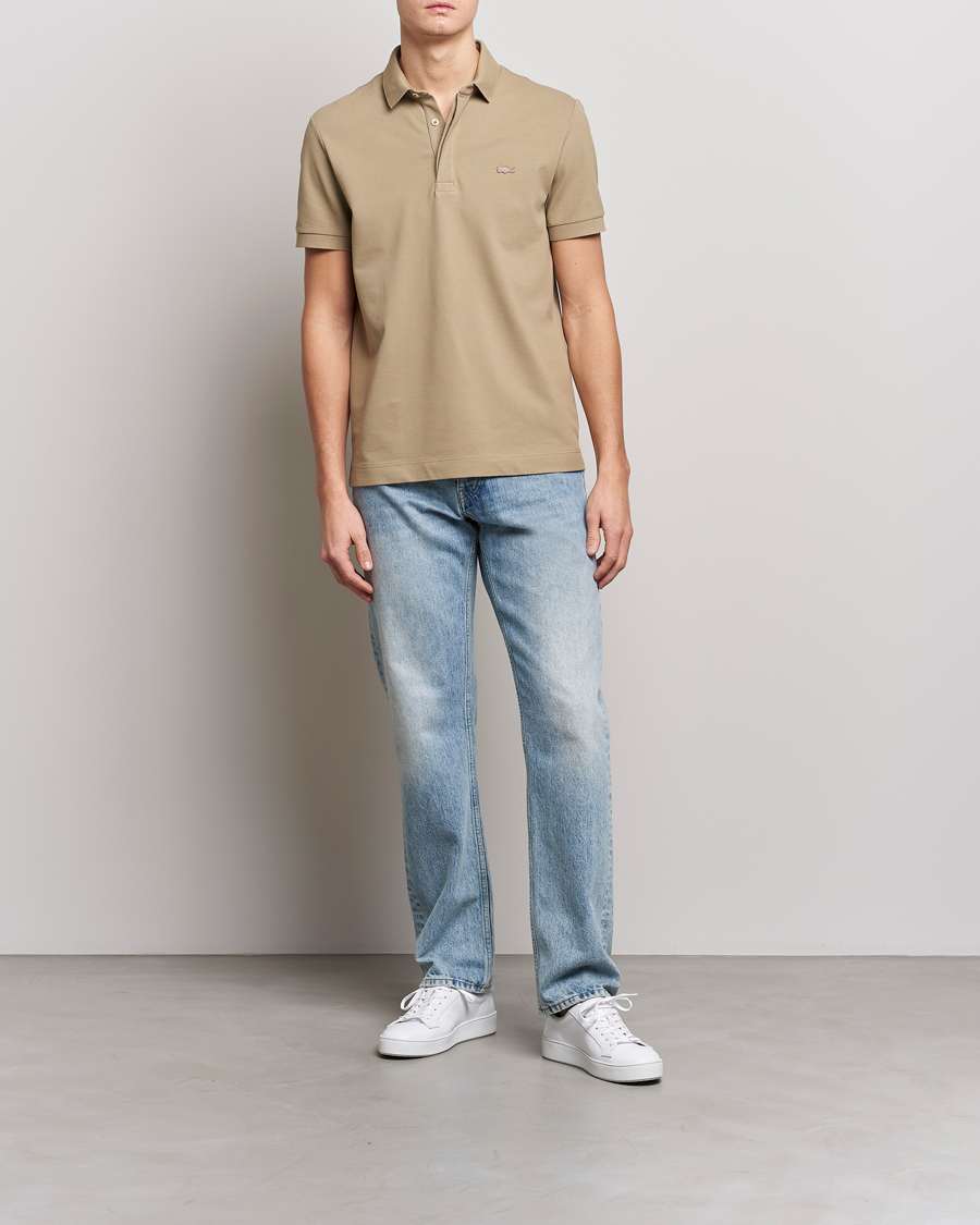 Herren | Poloshirts | Lacoste | Regular Fit Tonal Crocodile Piké Lion