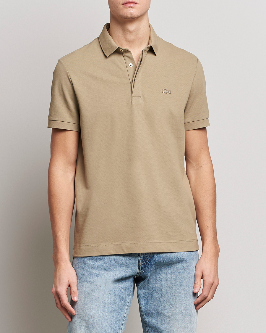 Herren | Poloshirts | Lacoste | Regular Fit Tonal Crocodile Piké Lion