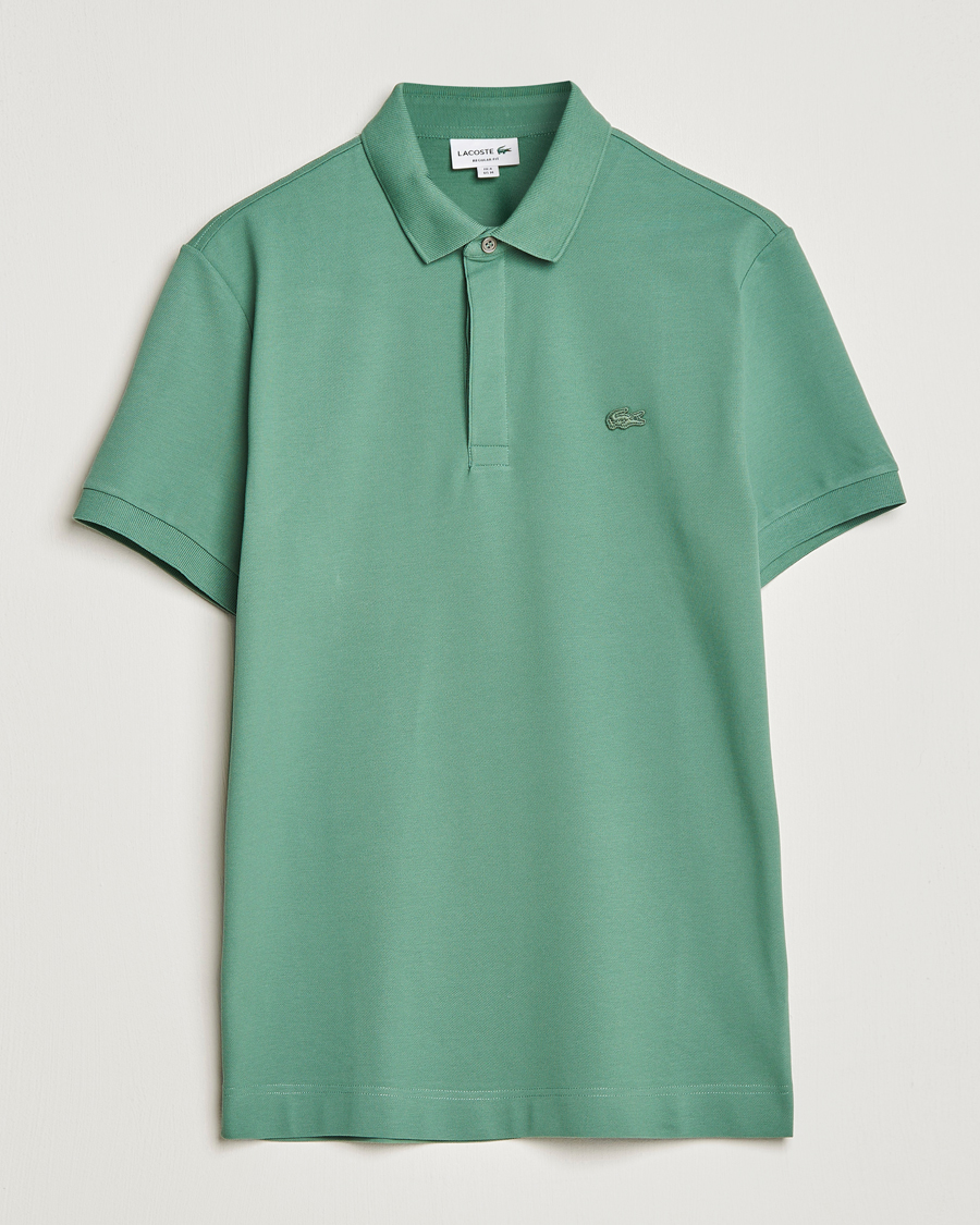 Herren | Poloshirts | Lacoste | Regular Fit Tonal Crocodile Piké Ash Tree