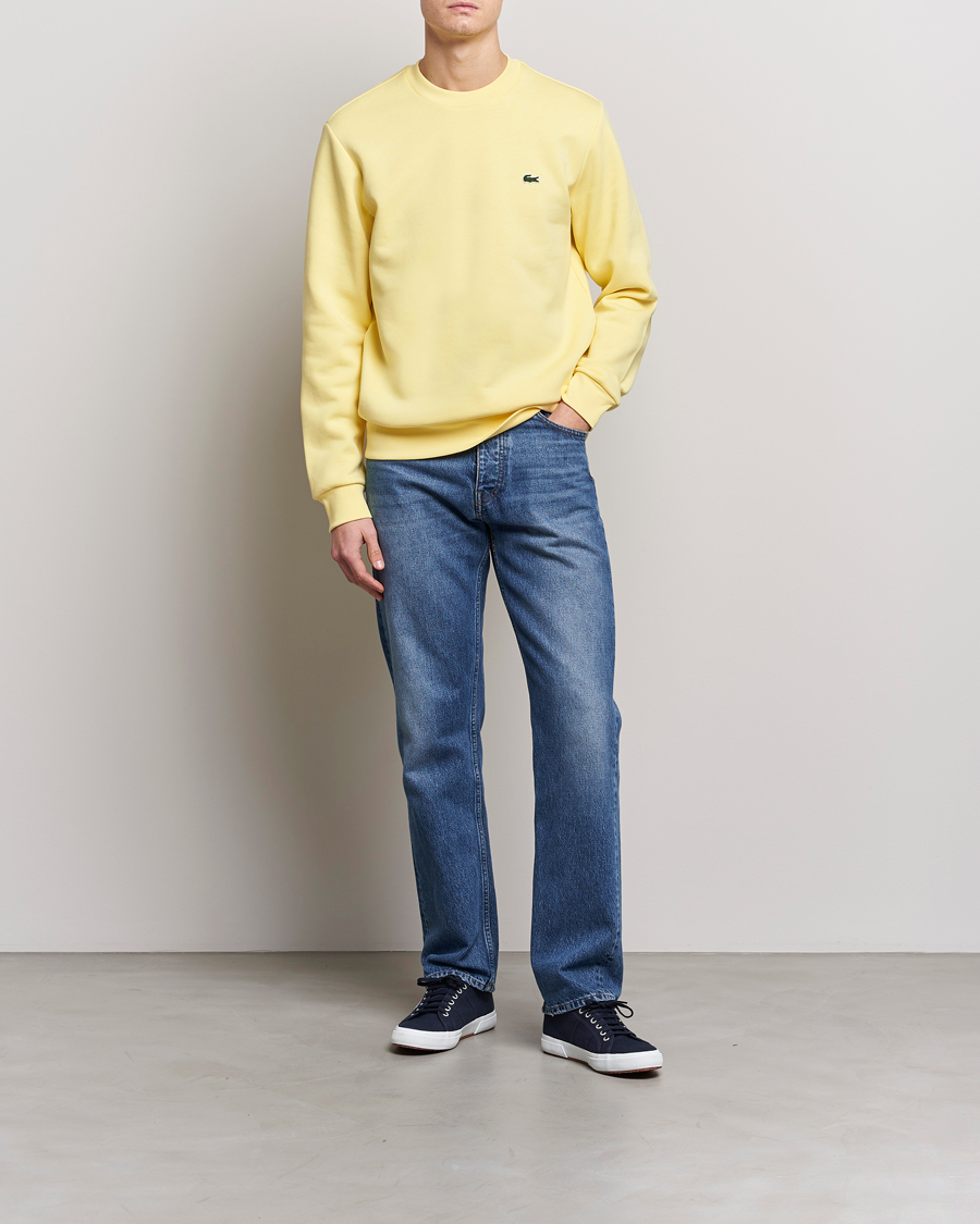 Herren | Pullover | Lacoste | Crew Neck Sweatshirt Yellow