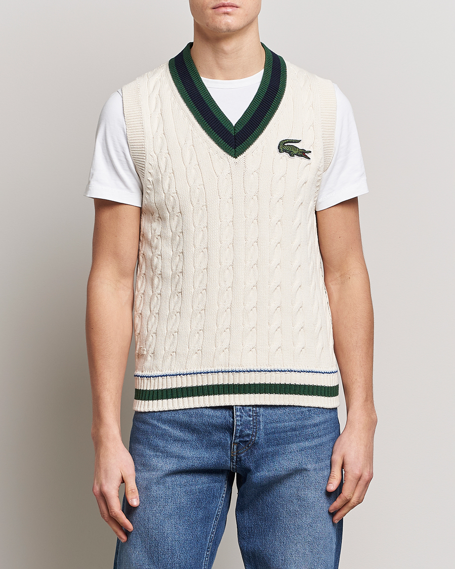 Herren | Pullover | Lacoste | Contrast V-Neck Vest Lapland