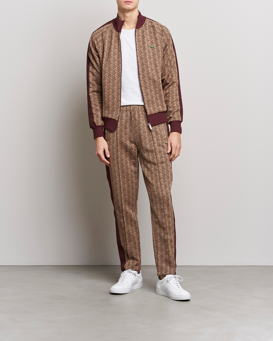 Herren | Hosen | Lacoste | Monogram Trackpant Viennese/Expresso