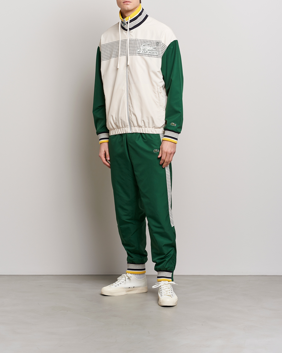 Herren | Hosen | Lacoste | Héritage Striped Trackpants Green/Lapland