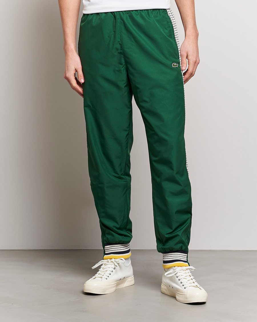 Herren | Hosen | Lacoste | Héritage Striped Trackpants Green/Lapland