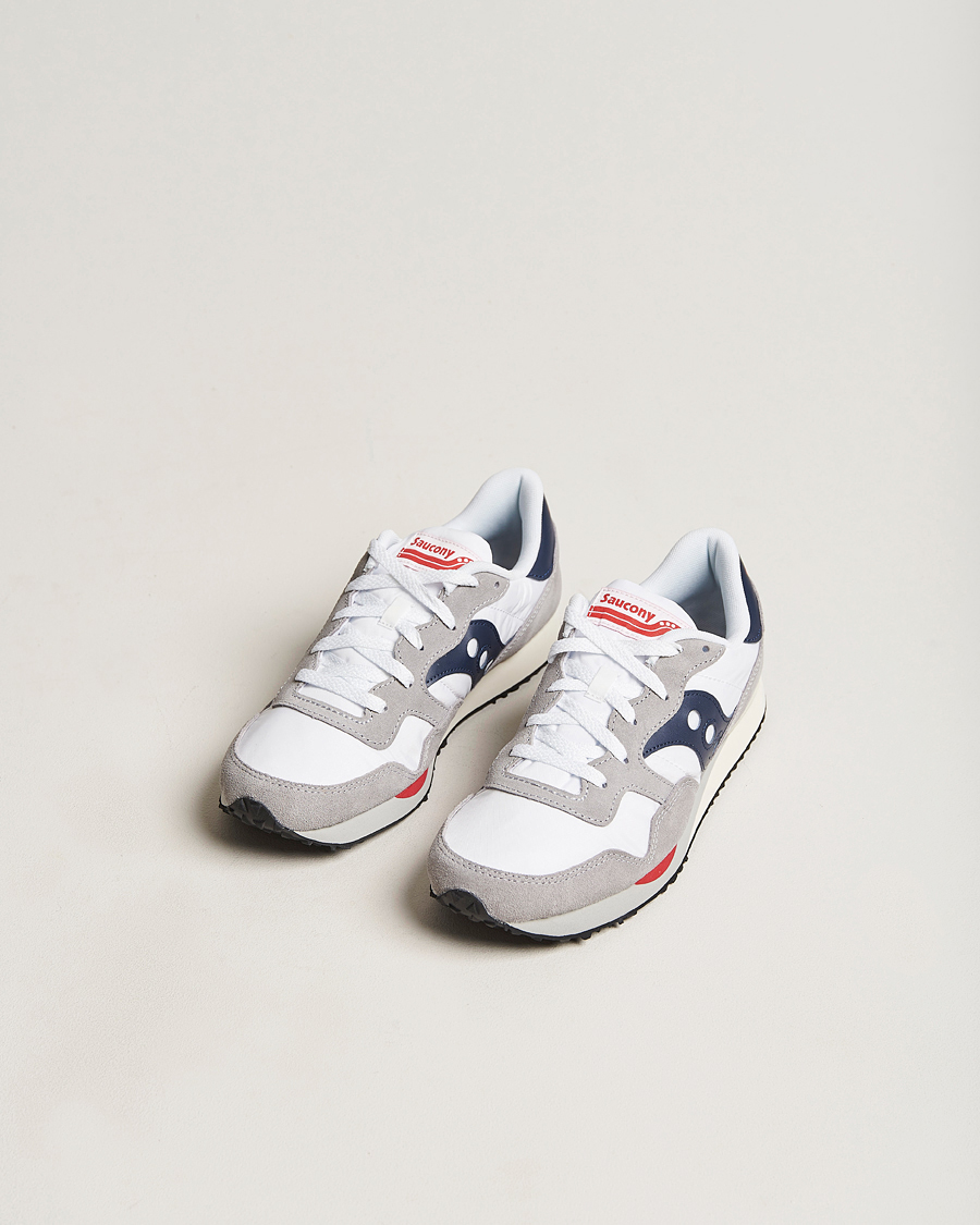 Herren | Saucony DXN Trainer Sneaker White/Navy | Saucony | DXN Trainer Sneaker White/Navy