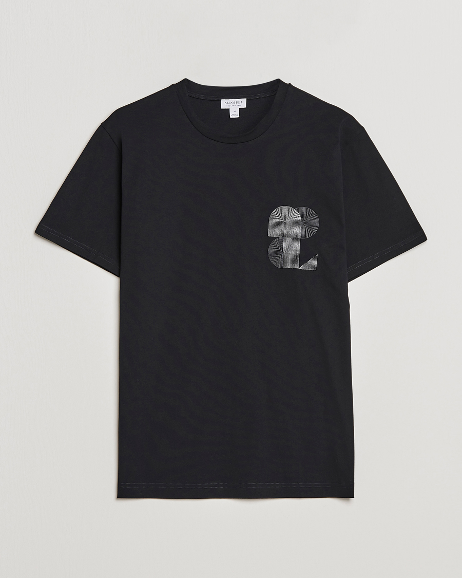Herren | T-Shirts | Sunspel | Craig Ward Colab Riviera T-Shirt Black