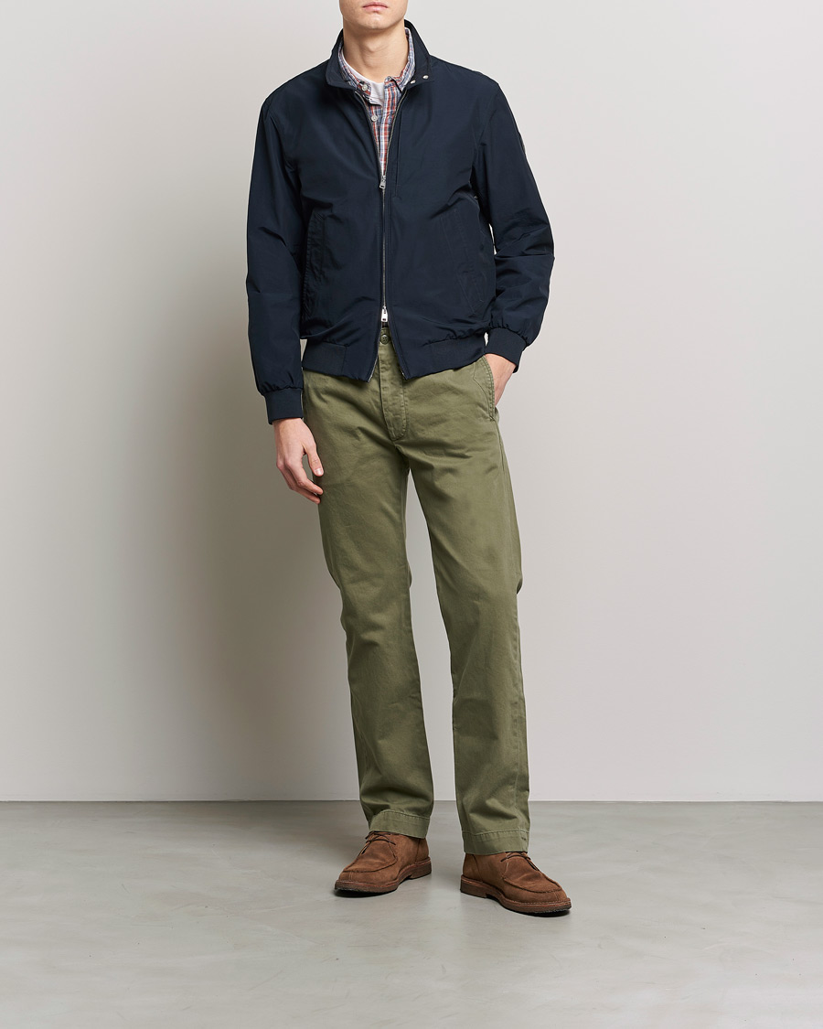 Herren | Jacken | Woolrich | Cruiser Eco Cotton Bomber Jacket Melton Blue