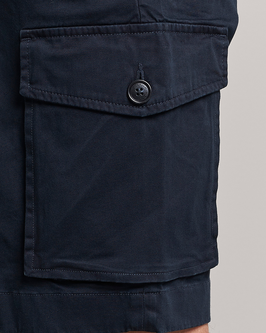 Herren | Shorts | Woolrich | Classic Cargo Shorts Melton Blue