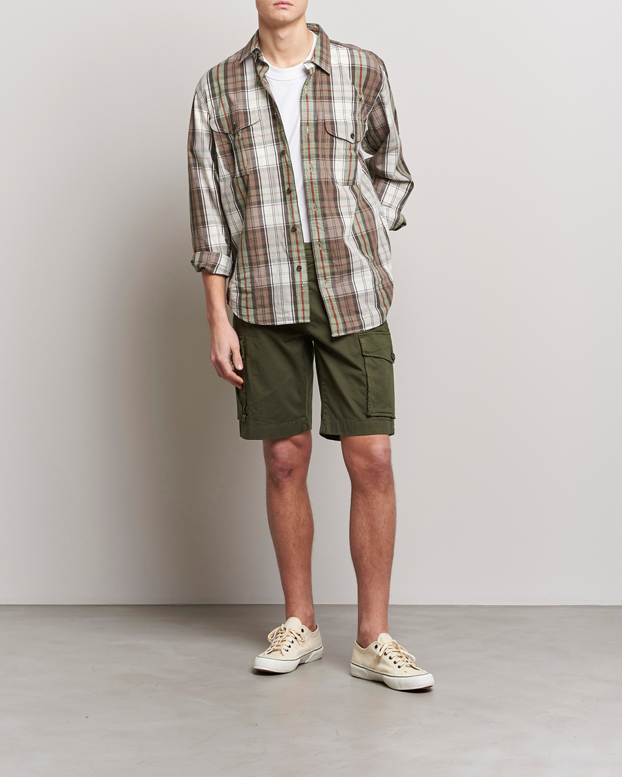 Herren | Shorts | Woolrich | Classic Cargo Shorts Dark Green