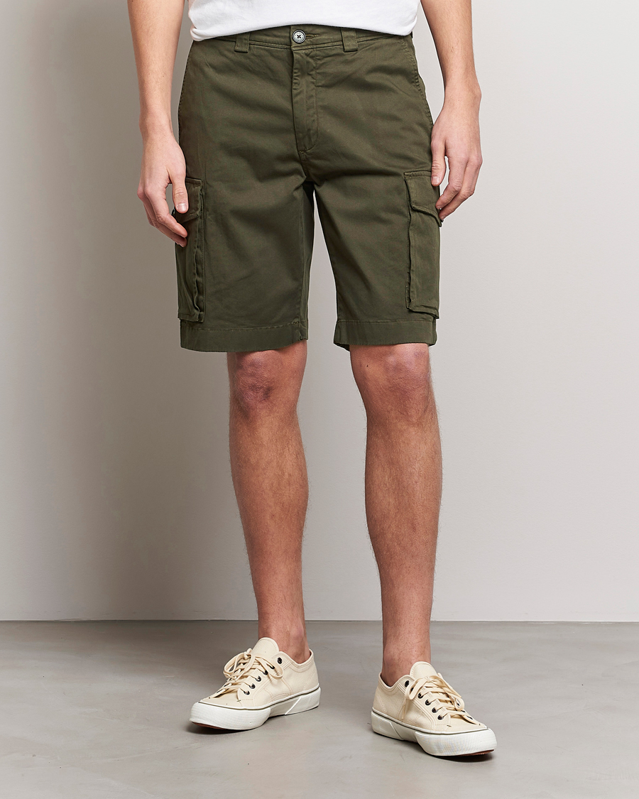 Herren | Shorts | Woolrich | Classic Cargo Shorts Dark Green