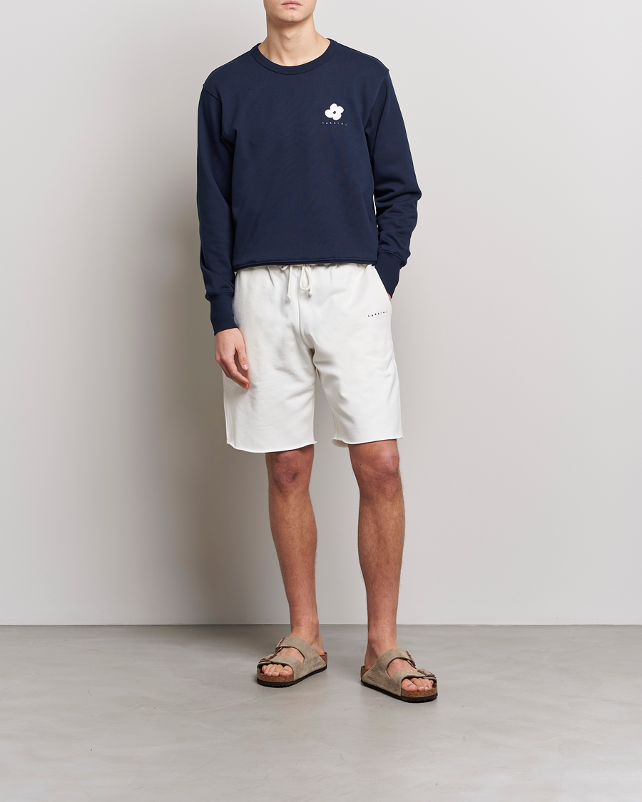 Herren | Shorts | Lardini | Cotton Embroidery Shorts White