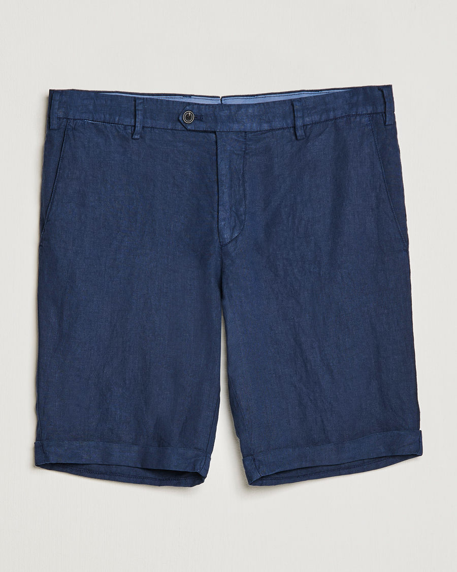 Herren | Shorts | Lardini | Linen Shorts Navy
