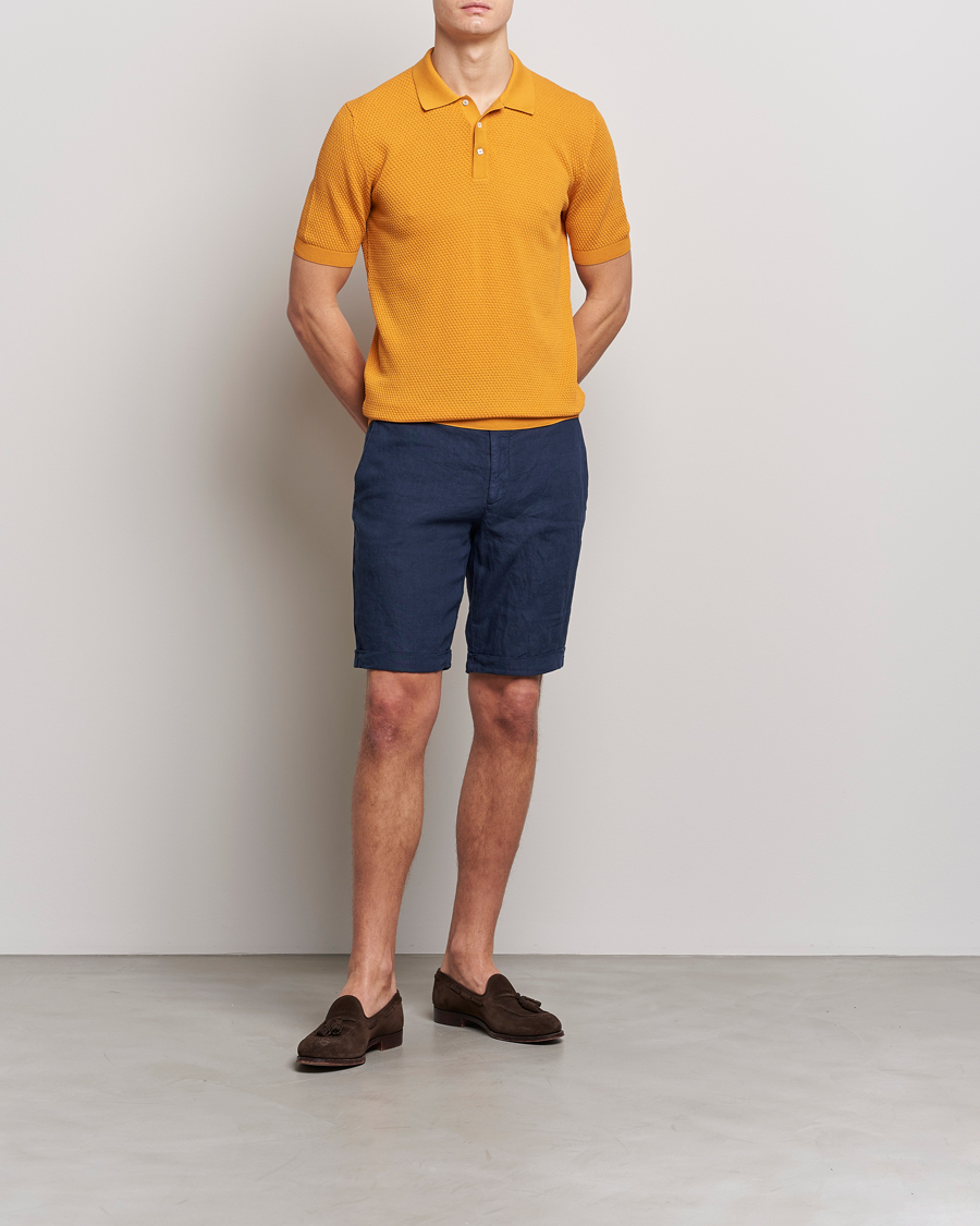 Herren | Shorts | Lardini | Linen Shorts Navy