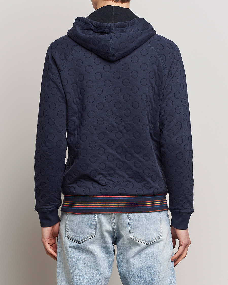 Herren | Pullover | Paul Smith | Jacquard Hoodie Navy