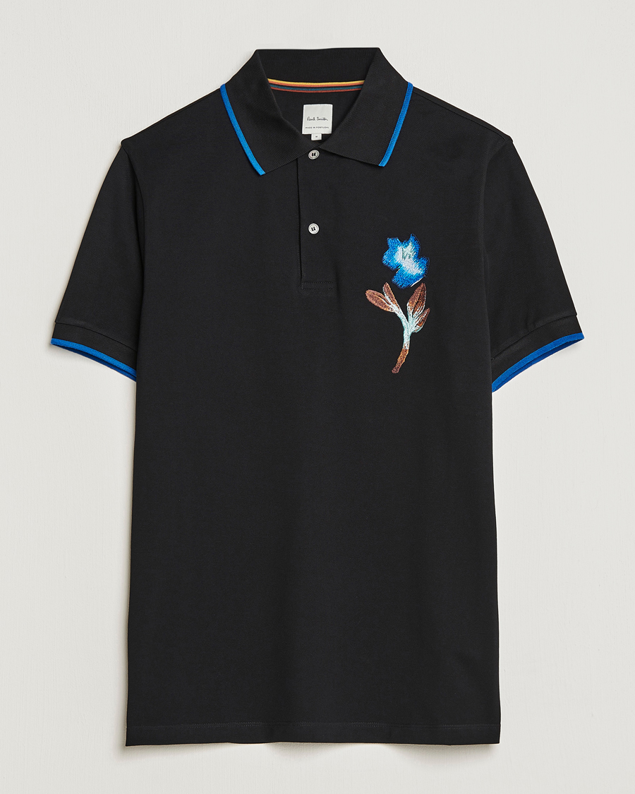 Herren | Poloshirts | Paul Smith | Floral Polo Black