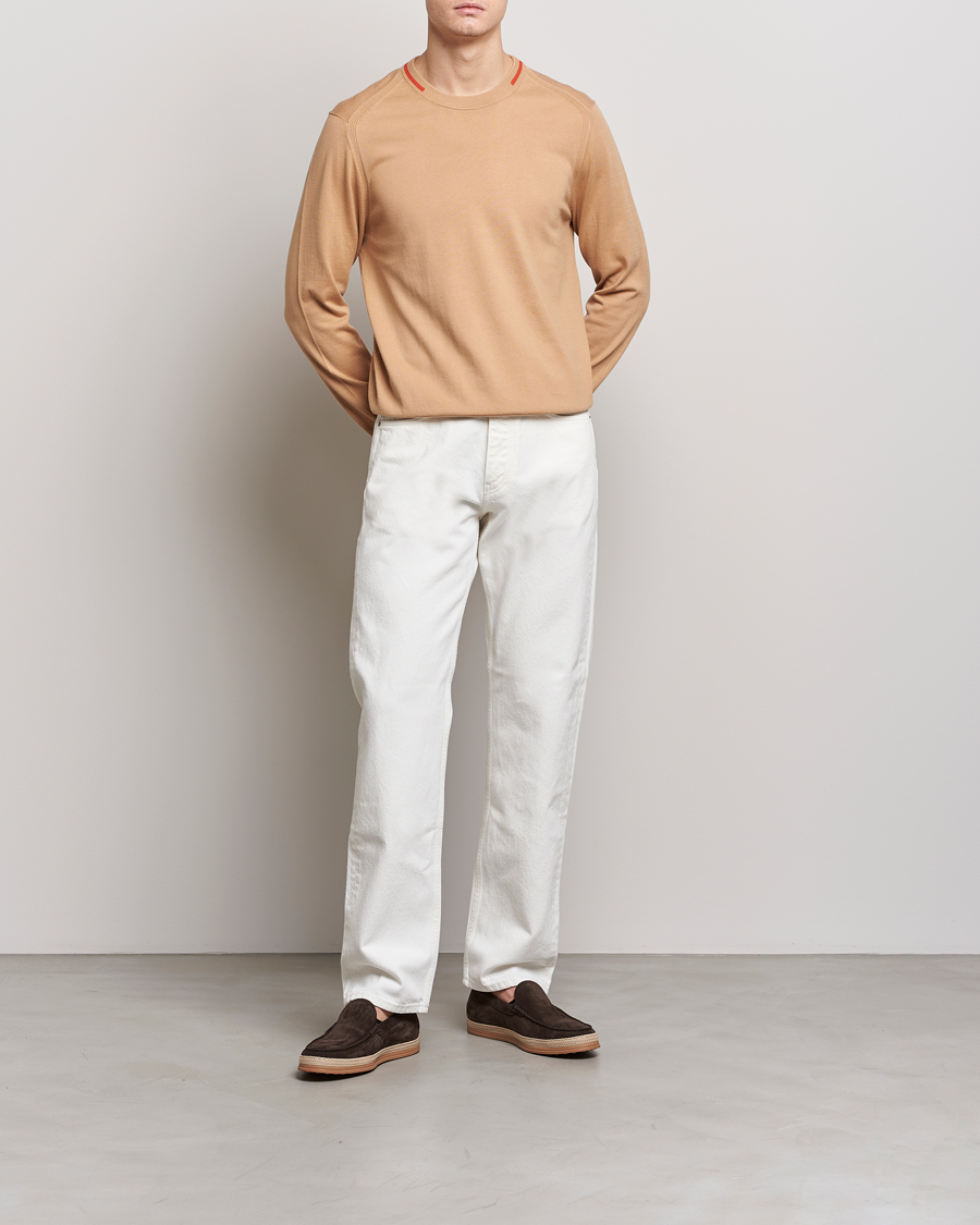Herren | Pullover | Paul Smith | Organic Cotton Knitted Sweater Light Beige