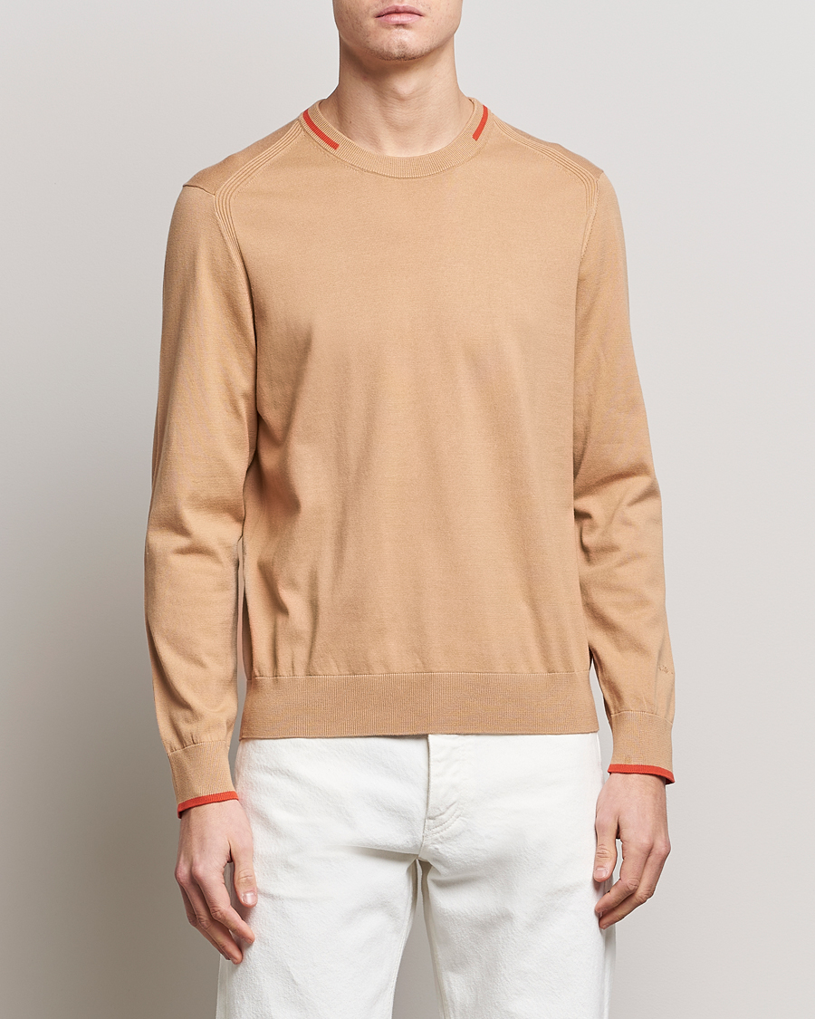 Herren | Pullover | Paul Smith | Organic Cotton Knitted Sweater Light Beige