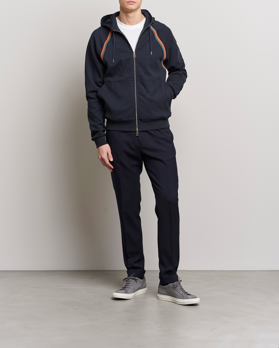 Herren | Pullover | Paul Smith | Hooded Cotton Sweatshirt Dark Navy