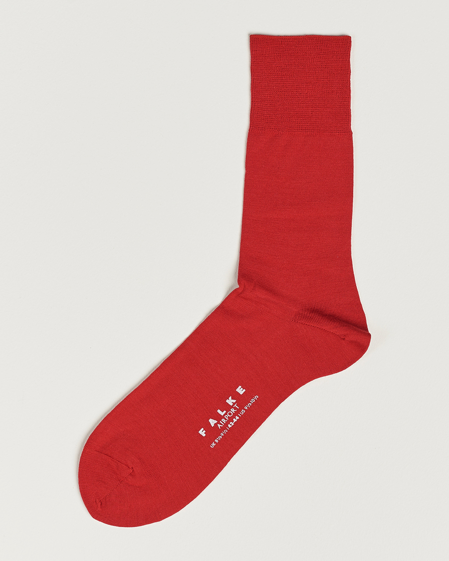Herren | Unterwäsche | Falke | Airport Socks Scarlet