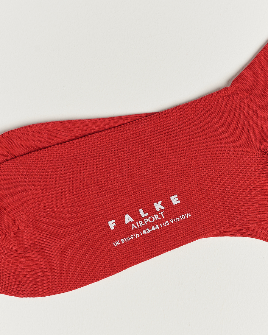 Herren | Falke | Falke | Airport Socks Scarlet