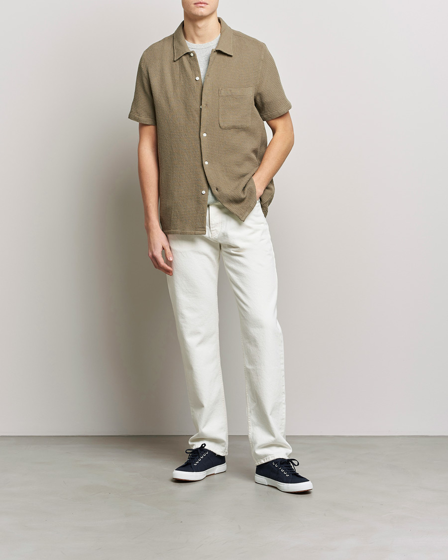Herren | Hemden | Samsøe Samsøe | Samsøe & Samsøe Avan Organic Cotton Short Sleeve Shirt Brindle