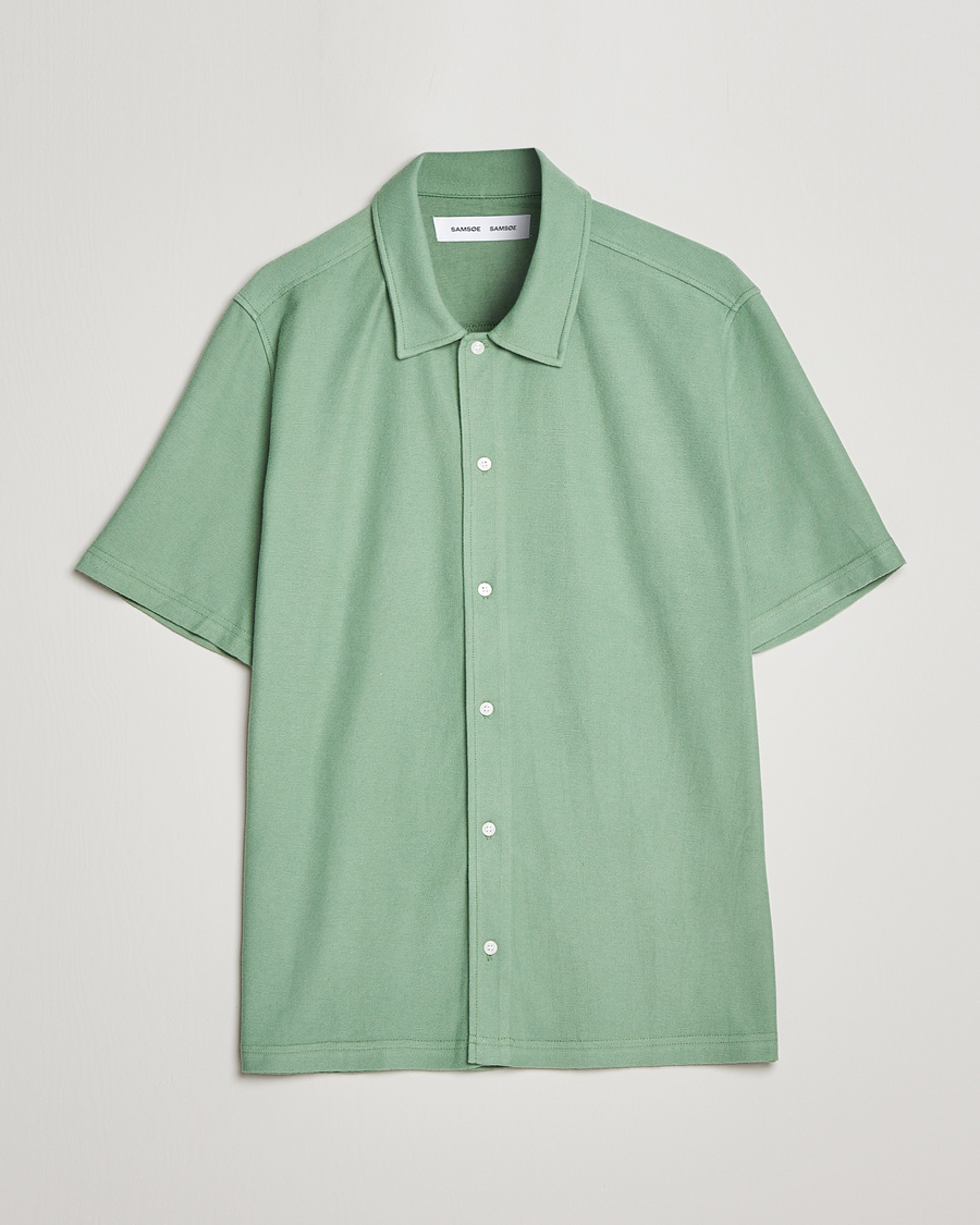 Herren | Hemden | Samsøe Samsøe | Samsøe & Samsøe Kvistbro Organic Cotton Shirt Basil