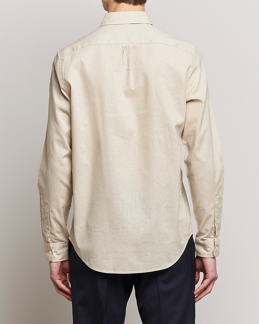 Herren | Hemden | Samsøe Samsøe | Samsøe & Samsøe Liam Linen Cotton Shirt Oatmeal