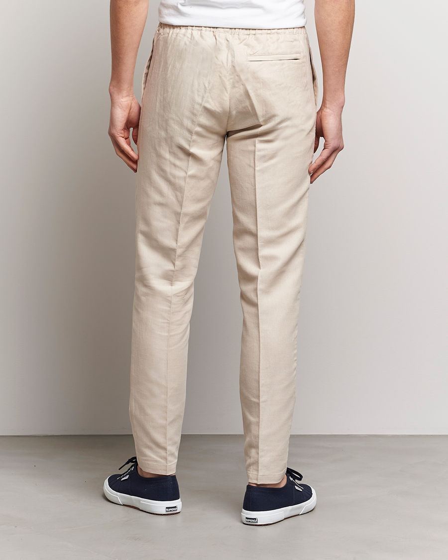 Herren | Hosen | Samsøe Samsøe | Samsøe & Samsøe Smithy Linen Cotton Trousers Oatmeal