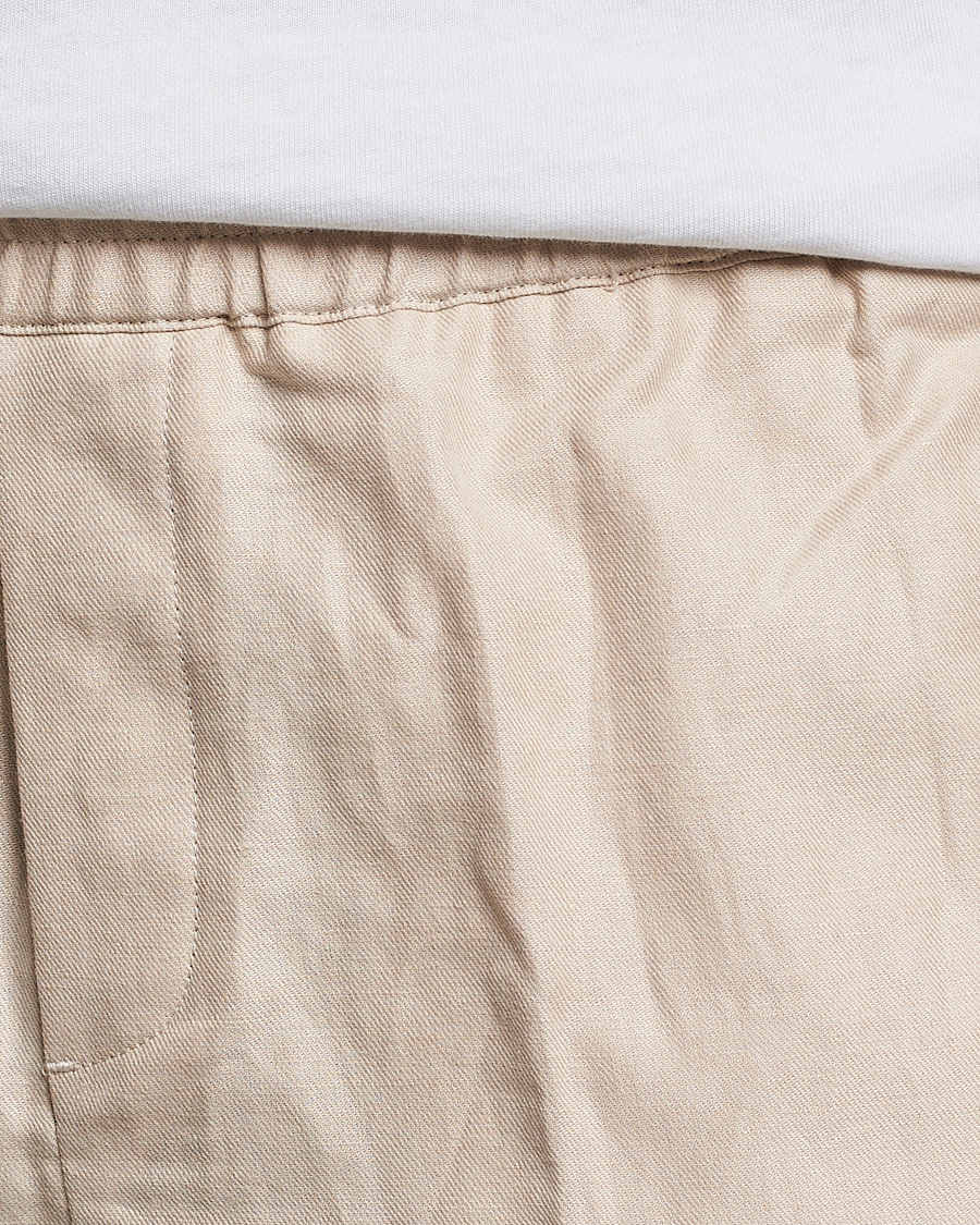Herren | Hosen | Samsøe Samsøe | Samsøe & Samsøe Smithy Linen Cotton Trousers Oatmeal