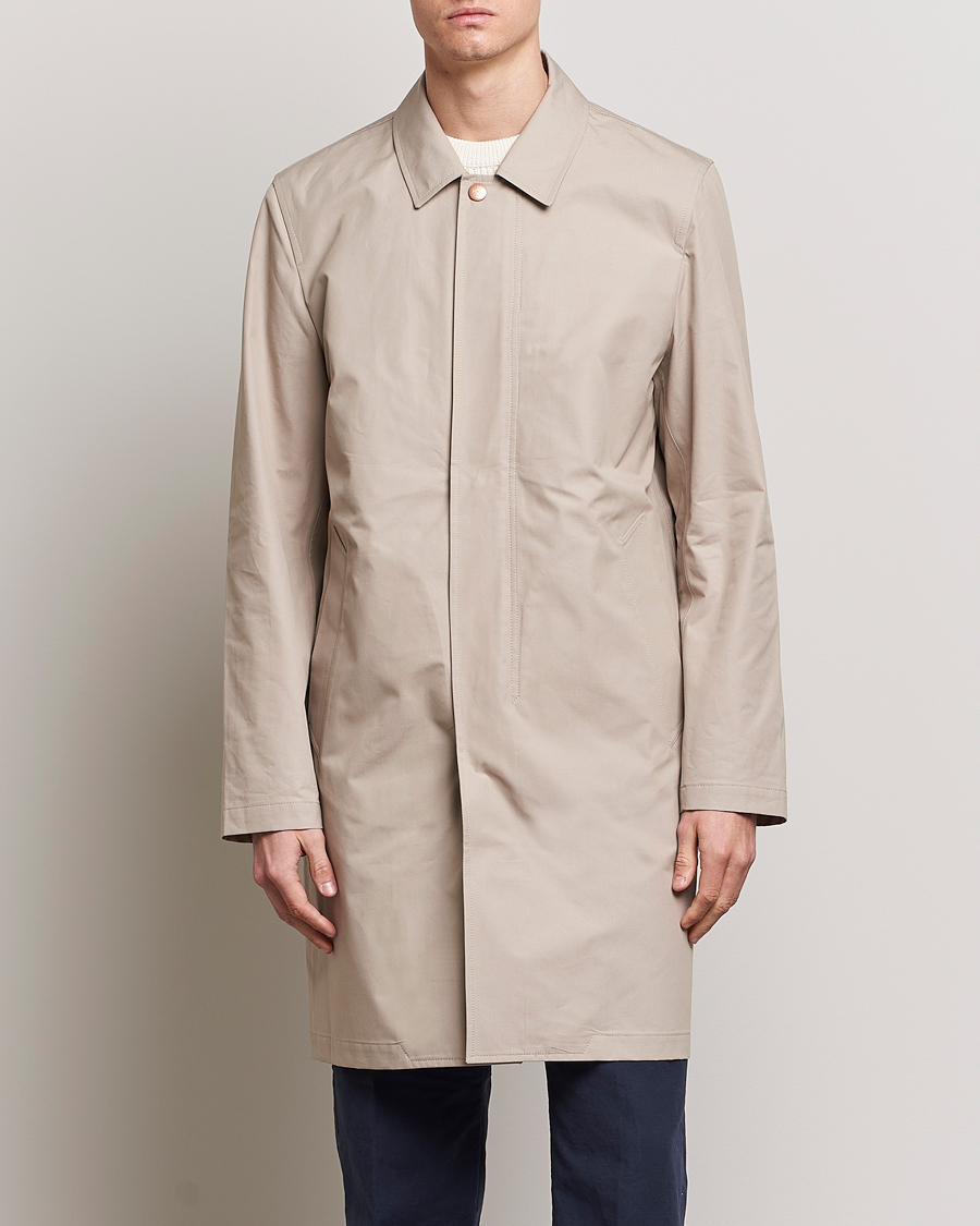Herren | Jacken | Private White V.C. | Unlined Cotton Ventile Mac Coat 3.0 Plaza Taupe